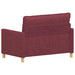 Bank Wijnrood 126 x 81 x 87,5 cm Stof