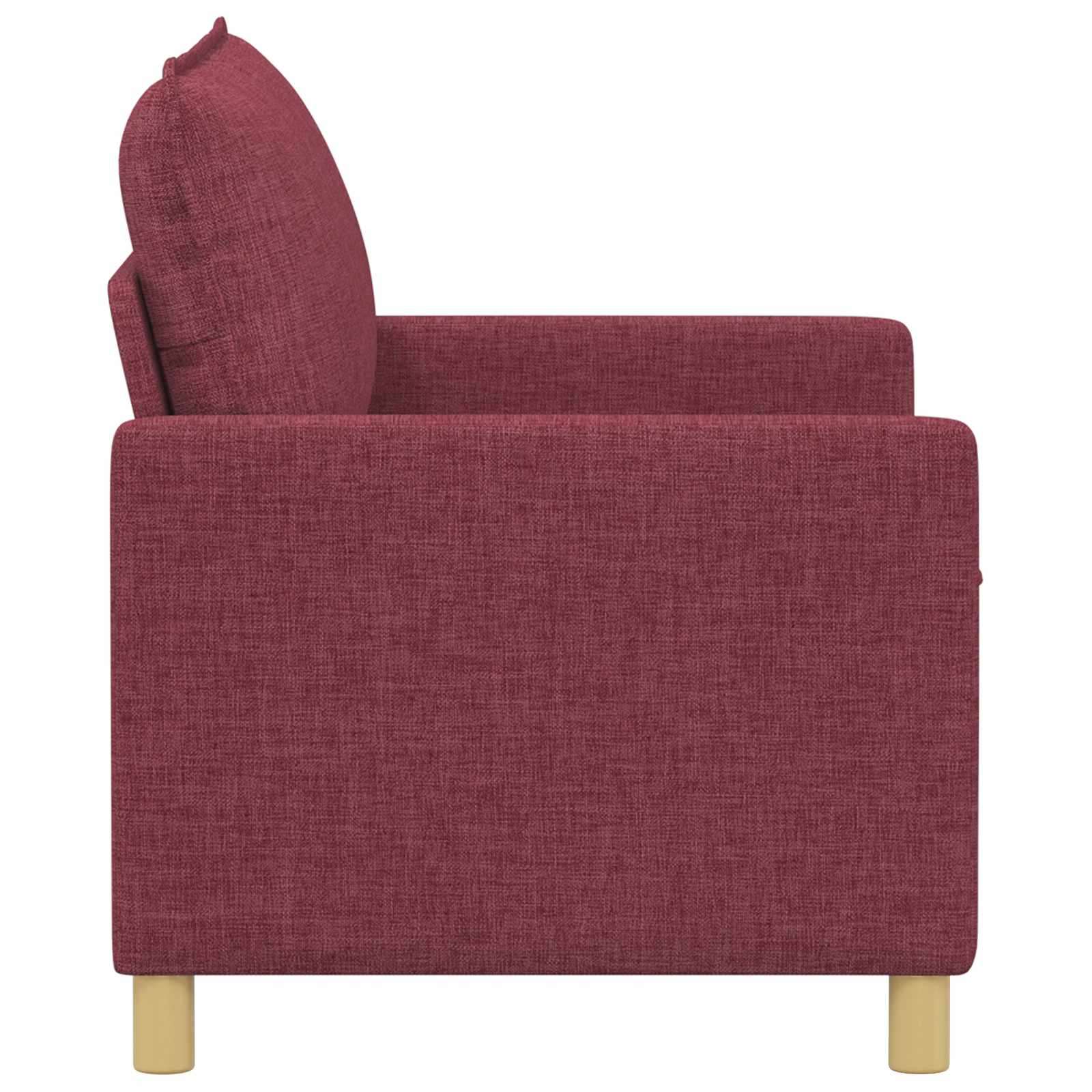 Bank Wijnrood 126 x 81 x 87,5 cm Stof