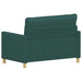 Bank Donkergroen 126 x 81 x 87,5 cm Stof