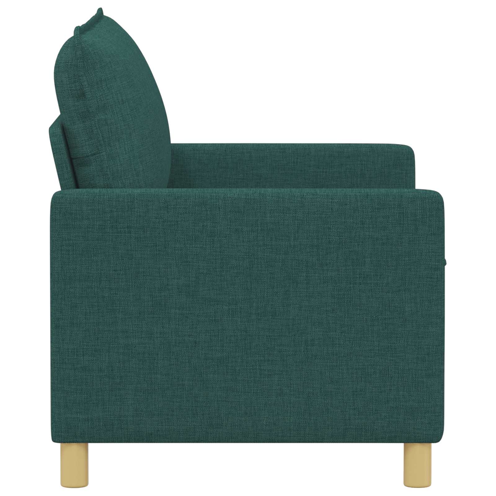 Bank Donkergroen 126 x 81 x 87,5 cm Stof