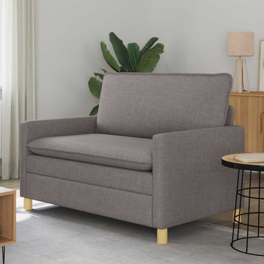 Bank Taupe 126 x 81 x 87,5 cm Stof