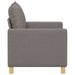 Bank Taupe 126 x 81 x 87,5 cm Stof