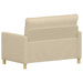 Bank Crèmekleurig 126 x 81 x 87,5 cm Stof