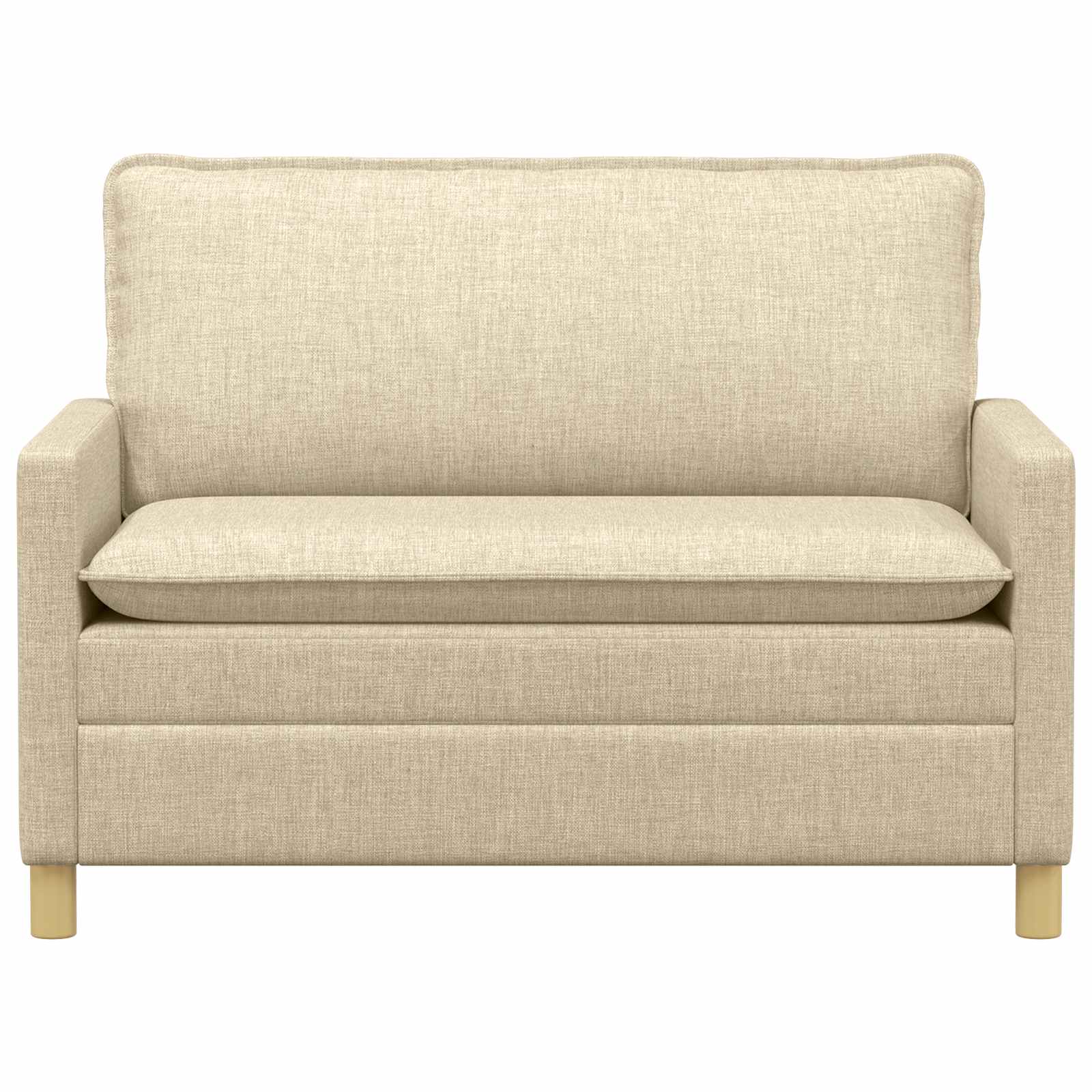 Bank Crèmekleurig 126 x 81 x 87,5 cm Stof