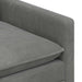 Bank Donkergrijs 126 x 81 x 87,5 cm Fluweel