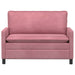 Bank Roze 126 x 81 x 87,5 cm Fluweel
