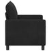 Bank Zwart 126 x 81 x 87,5 cm Fluweel