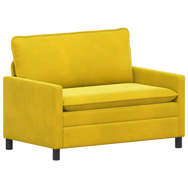 Bank Geel 126 x 81 x 87,5 cm Fluweel