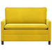 Bank Geel 126 x 81 x 87,5 cm Fluweel