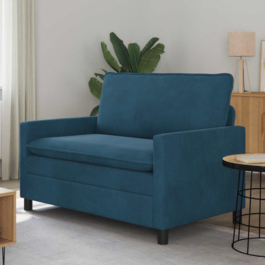 Bank Blauw 126 x 81 x 87,5 cm Fluweel