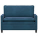 Bank Blauw 126 x 81 x 87,5 cm Fluweel