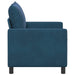 Bank Blauw 126 x 81 x 87,5 cm Fluweel