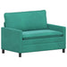 Bank Turquoise 126 x 81 x 87,5 cm Fluweel