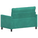 Bank Turquoise 126 x 81 x 87,5 cm Fluweel