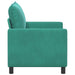Bank Turquoise 126 x 81 x 87,5 cm Fluweel