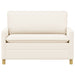 Bank Crèmekleurig 126 x 81 x 87,5 cm Stof