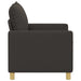 Bank Donkergrijs 126 x 81 x 87,5 cm Stof