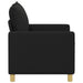 Bank Zwart 126 x 81 x 87,5 cm Stof