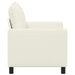 Bank Crèmekleurig 126 x 81 x 87,5 cm Stof
