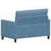 Bank Blauw 126 x 81 x 87,5 cm Stof