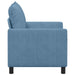 Bank Blauw 126 x 81 x 87,5 cm Stof
