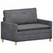Bank Donkergrijs 126 x 81 x 87,5 cm Polyester