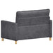 Bank Donkergrijs 126 x 81 x 87,5 cm Polyester