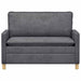 Bank Donkergrijs 126 x 81 x 87,5 cm Polyester
