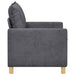Bank Donkergrijs 126 x 81 x 87,5 cm Polyester