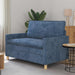 Bank Blauw 126 x 81 x 87,5 cm Polyester
