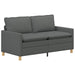 Bank Donkergrijs 156 x 81 x 87,5 cm Stof