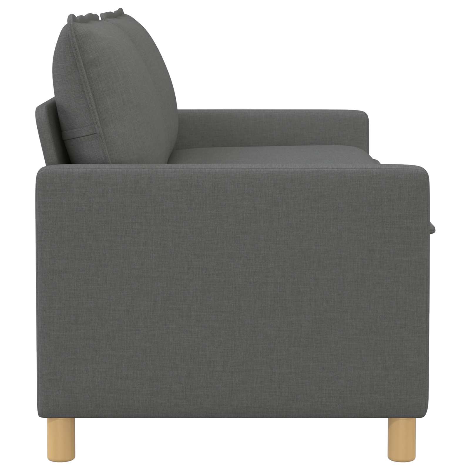 Bank Donkergrijs 156 x 81 x 87,5 cm Stof