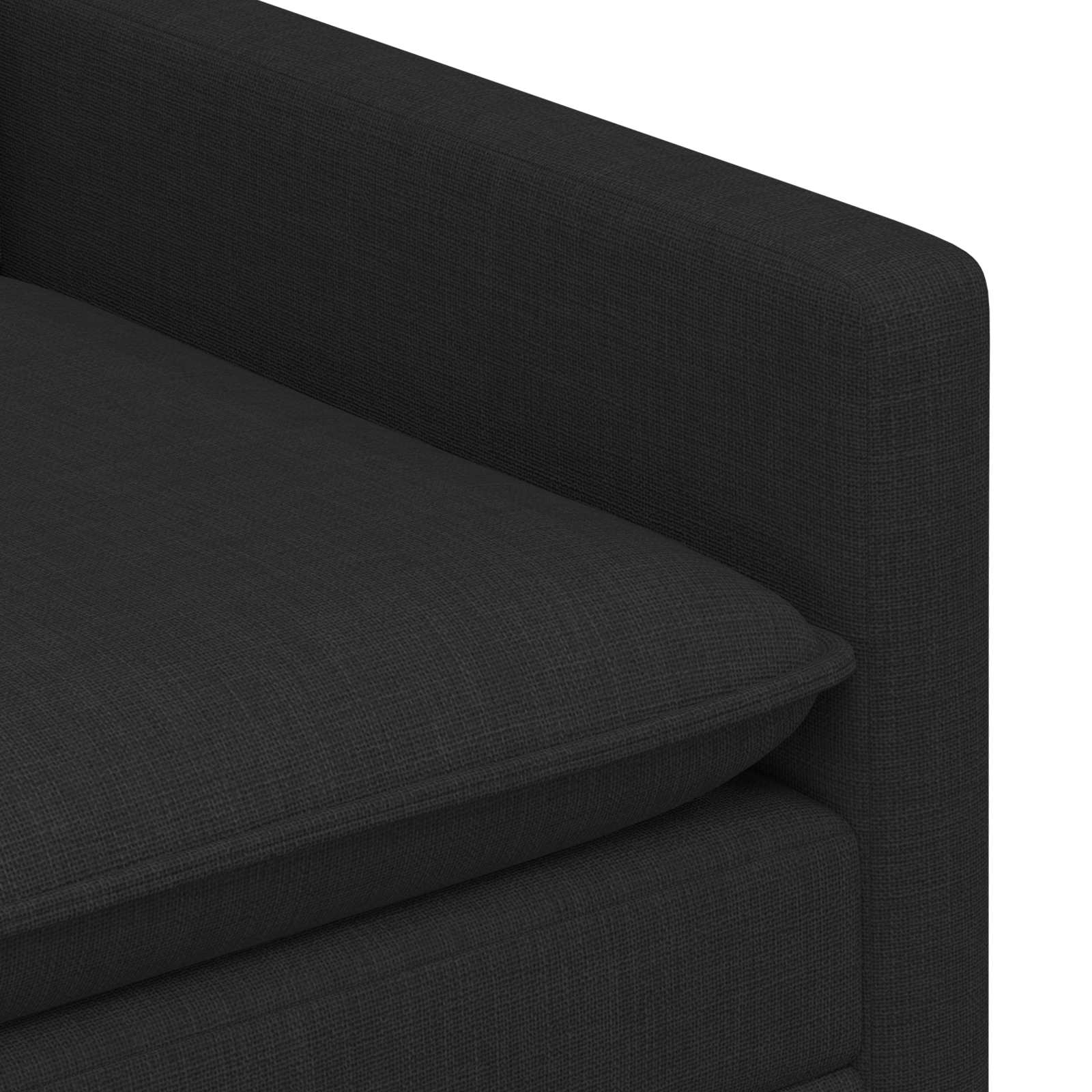 Bank Zwart 156 x 81 x 87,5 cm Stof