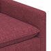 Bank Wijnrood 156 x 81 x 87,5 cm Stof