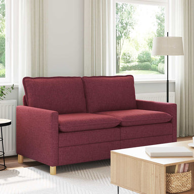 Bank Wijnrood 156 x 81 x 87,5 cm Stof