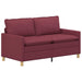 Bank Wijnrood 156 x 81 x 87,5 cm Stof