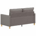 Bank Taupe 156 x 81 x 87,5 cm Stof