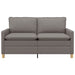 Bank Taupe 156 x 81 x 87,5 cm Stof