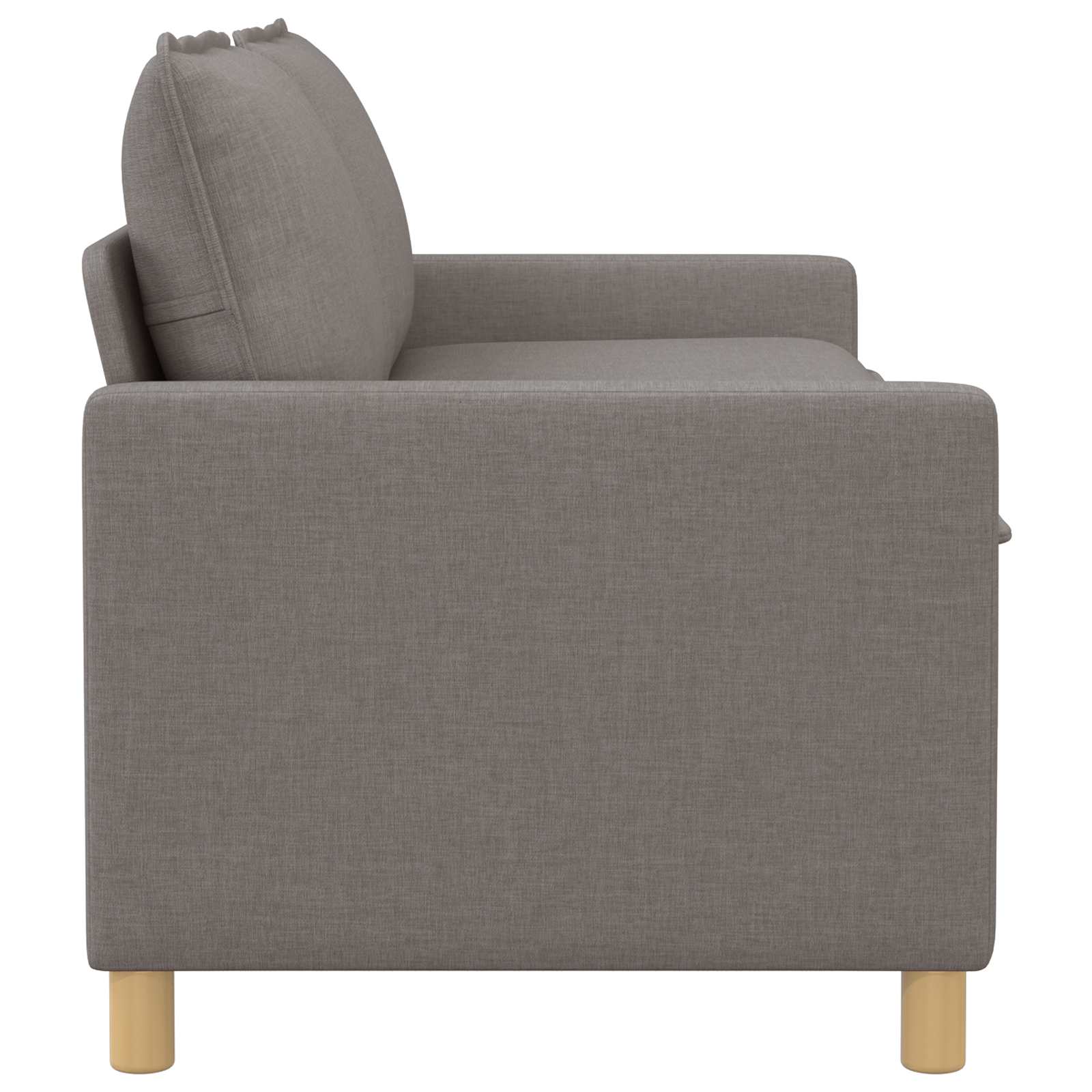 Bank Taupe 156 x 81 x 87,5 cm Stof