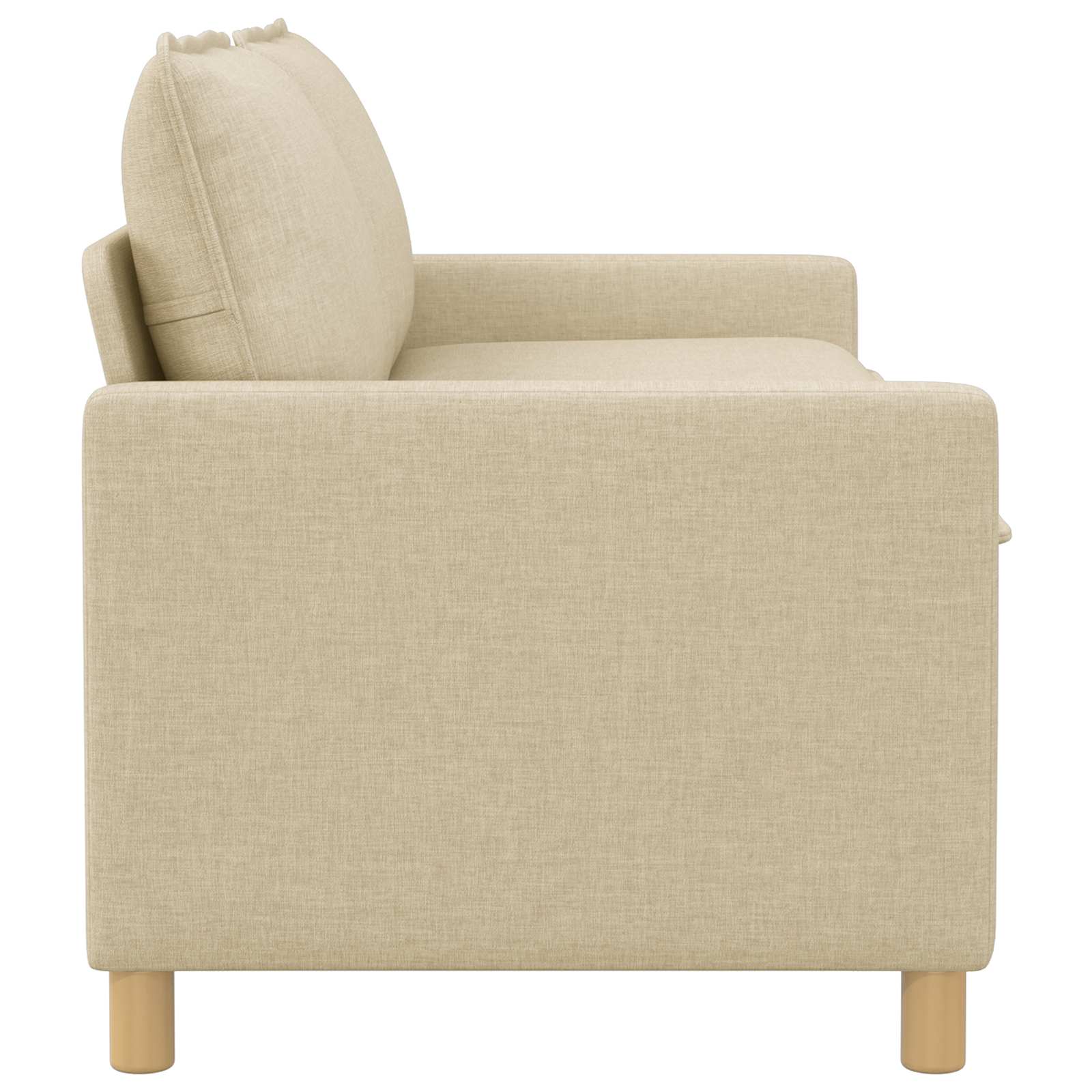 Bank Crèmekleurig 156 x 81 x 87,5 cm Stof