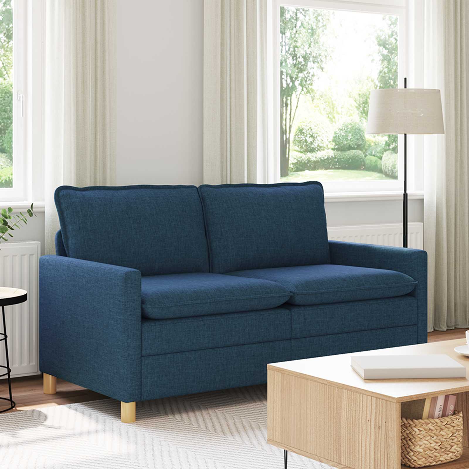 Bank Blauw 156 x 81 x 87,5 cm Stof