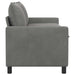Bank Donkergrijs 156 x 81 x 87,5 cm Fluweel