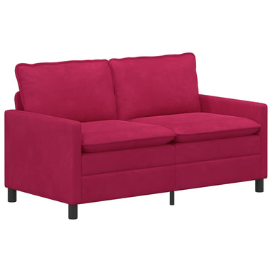Bank Wijnrood 156 x 81 x 87,5 cm Fluweel