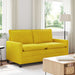 Bank Geel 156 x 81 x 87,5 cm Fluweel