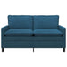 Bank Blauw 156 x 81 x 87,5 cm Fluweel
