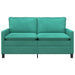 Bank Turquoise 156 x 81 x 87,5 cm Fluweel