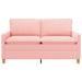 Bank Roze 156 x 81 x 87,5 cm Stof