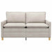 Bank Crèmekleurig 156 x 81 x 87,5 cm Polyester