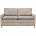 Bank Beige 156 x 81 x 87,5 cm Polyester