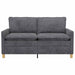 Bank Donkergrijs 156 x 81 x 87,5 cm Polyester